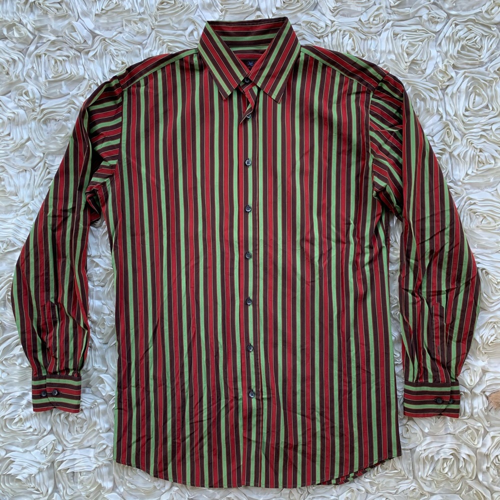 Last call! Men’s ETRO Striped Cotton Formal Button Down